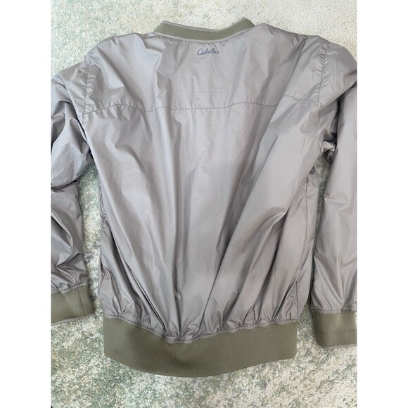 SET (2) Cabelas V-neck Pullover Men's Medium Blue Tan Windbreaker Golf Outdoor - Picture 10 of 14